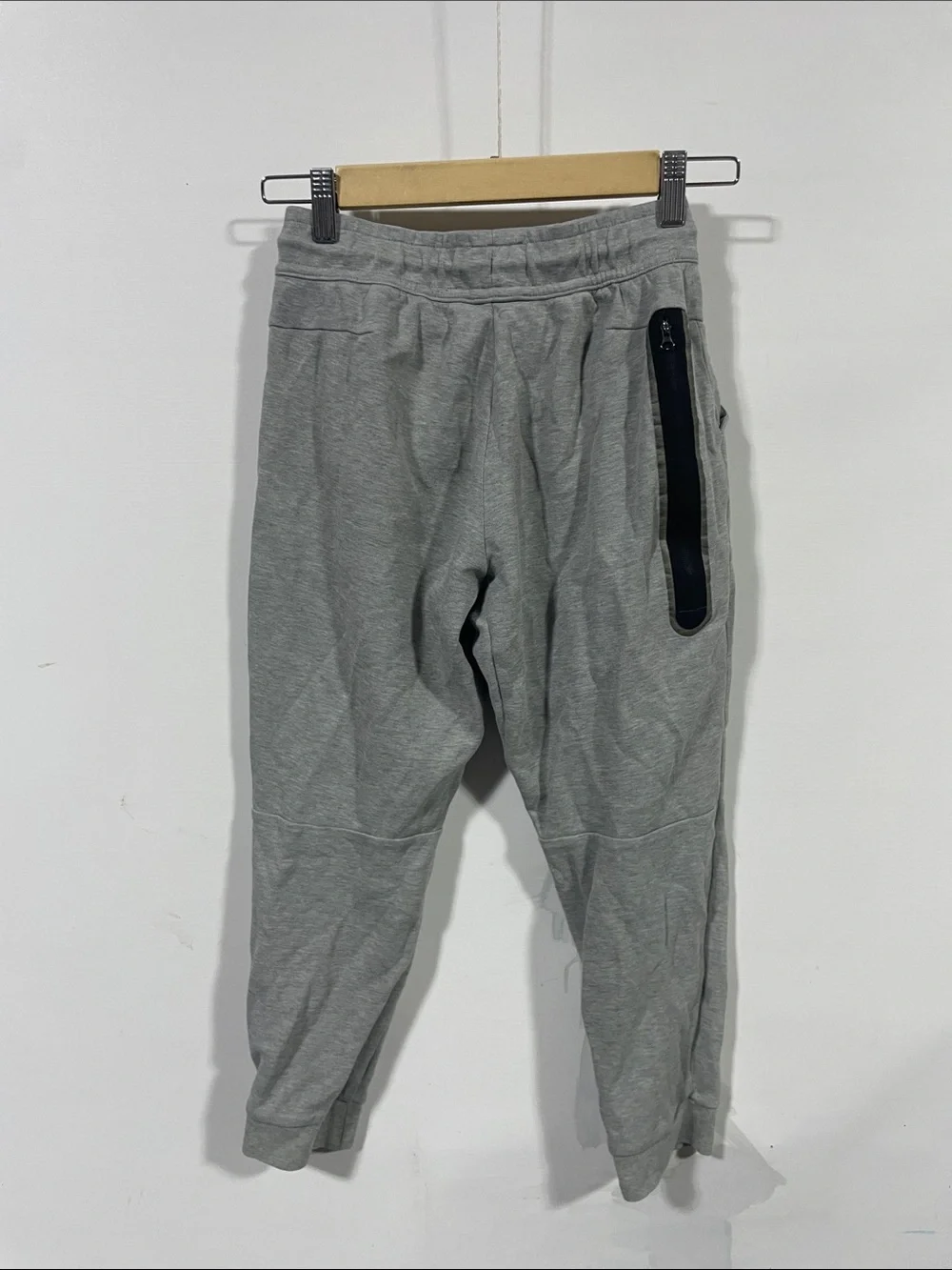 Nike Grey Kids Jogger Sweatpants with Black Drawstring